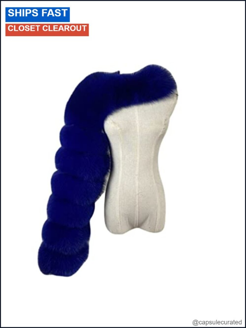 Faux Fur One Shoulder Scarf Stole Shawl Shrug Wrap Collar